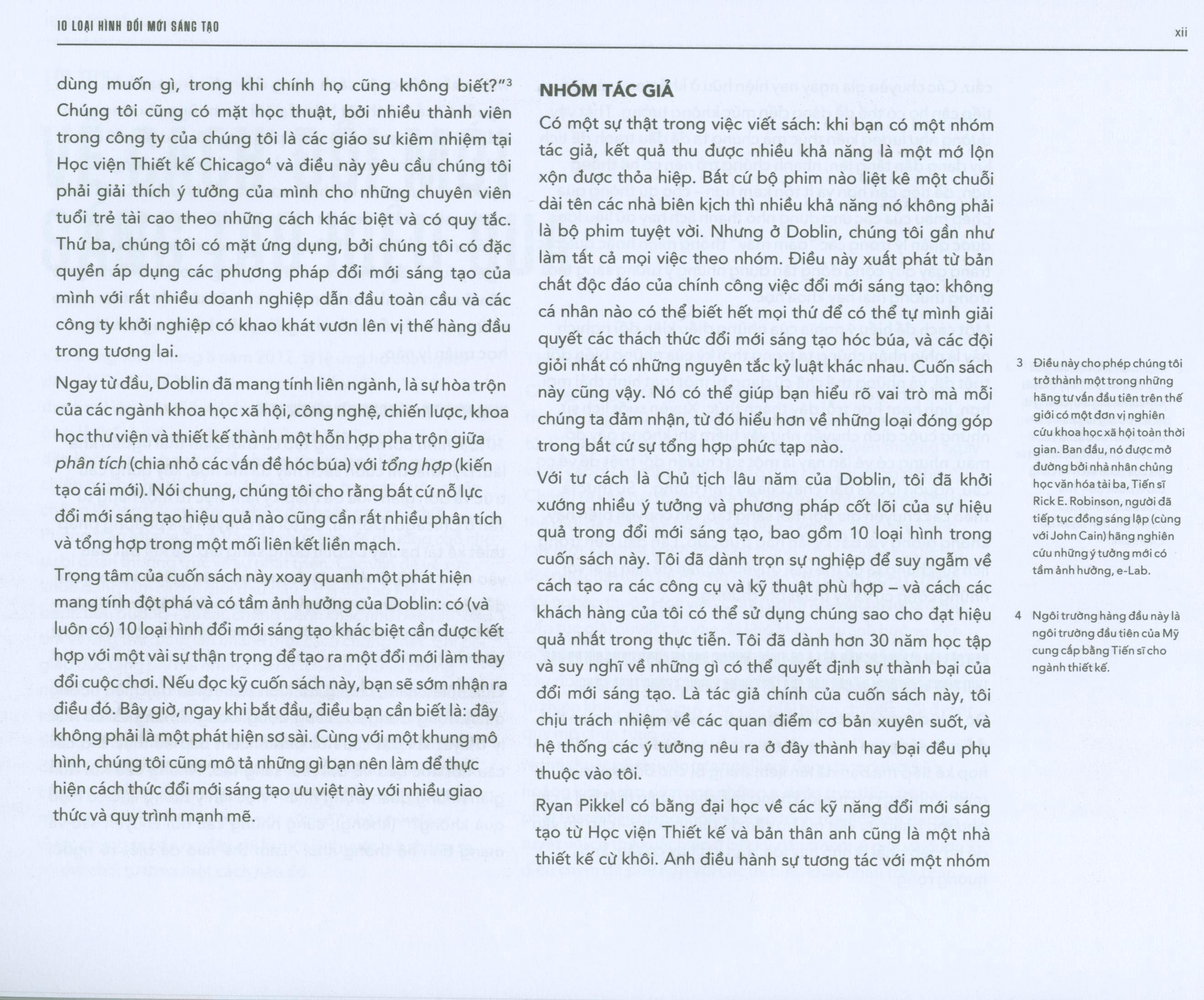 Sách 10 Loại Hình Đổi Mới Sáng Tạo