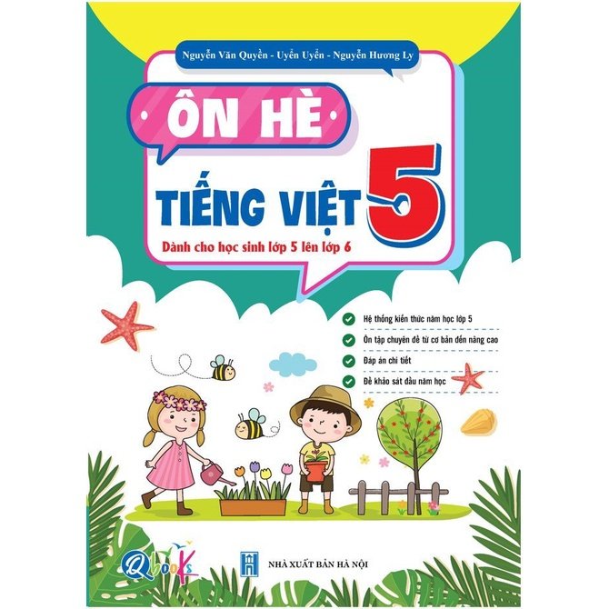 Combo Ôn Hè Toán và Tiếng Việt 5 - Dành cho học sinh lớp 5 lên 6 (2 cuốn)