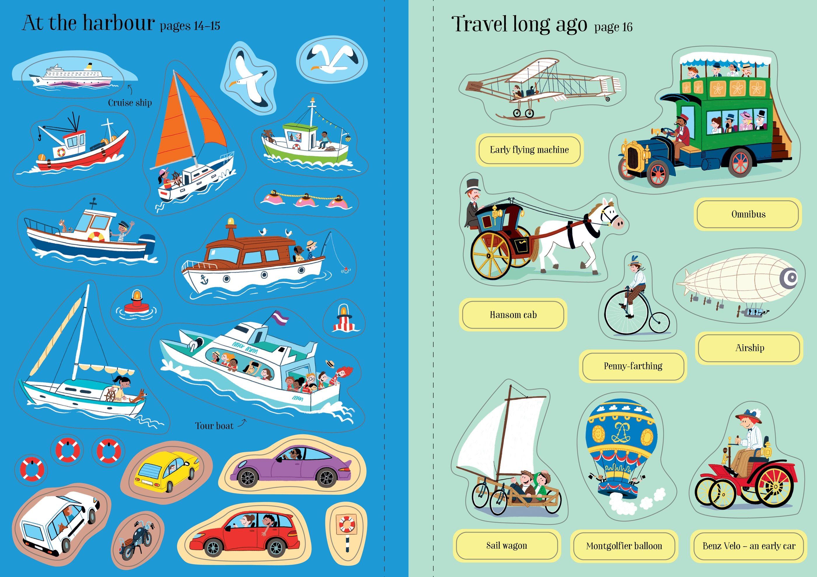 Little First Stickers Travel