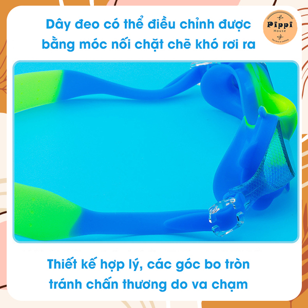 Kính Bơi Chống Nước Hiệu Quả Hình Cá Ngộ Nghĩnh Bảo Vệ Mắt Cho Bé Thỏa Sức Bơi Lội