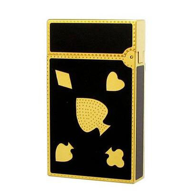 Vỏ Hột Quẹt Bật Lửa Upon D54V Họa Tiết Hình Át Bích Độc Đáo Mới Lạ - Dùng Ga Đá Cao Cấp