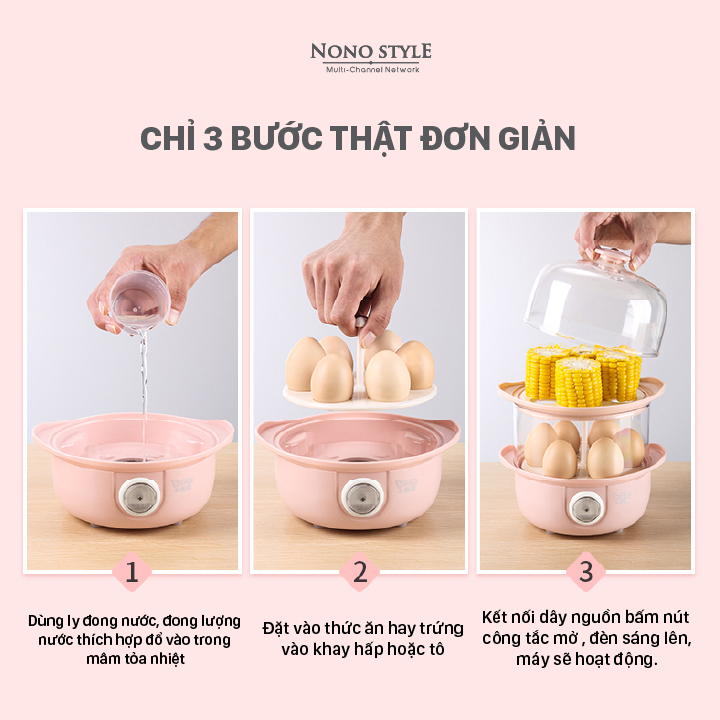Máy Hấp Trứng Mini LOTOR ZDQ-01 - Hàng Chính Hãng