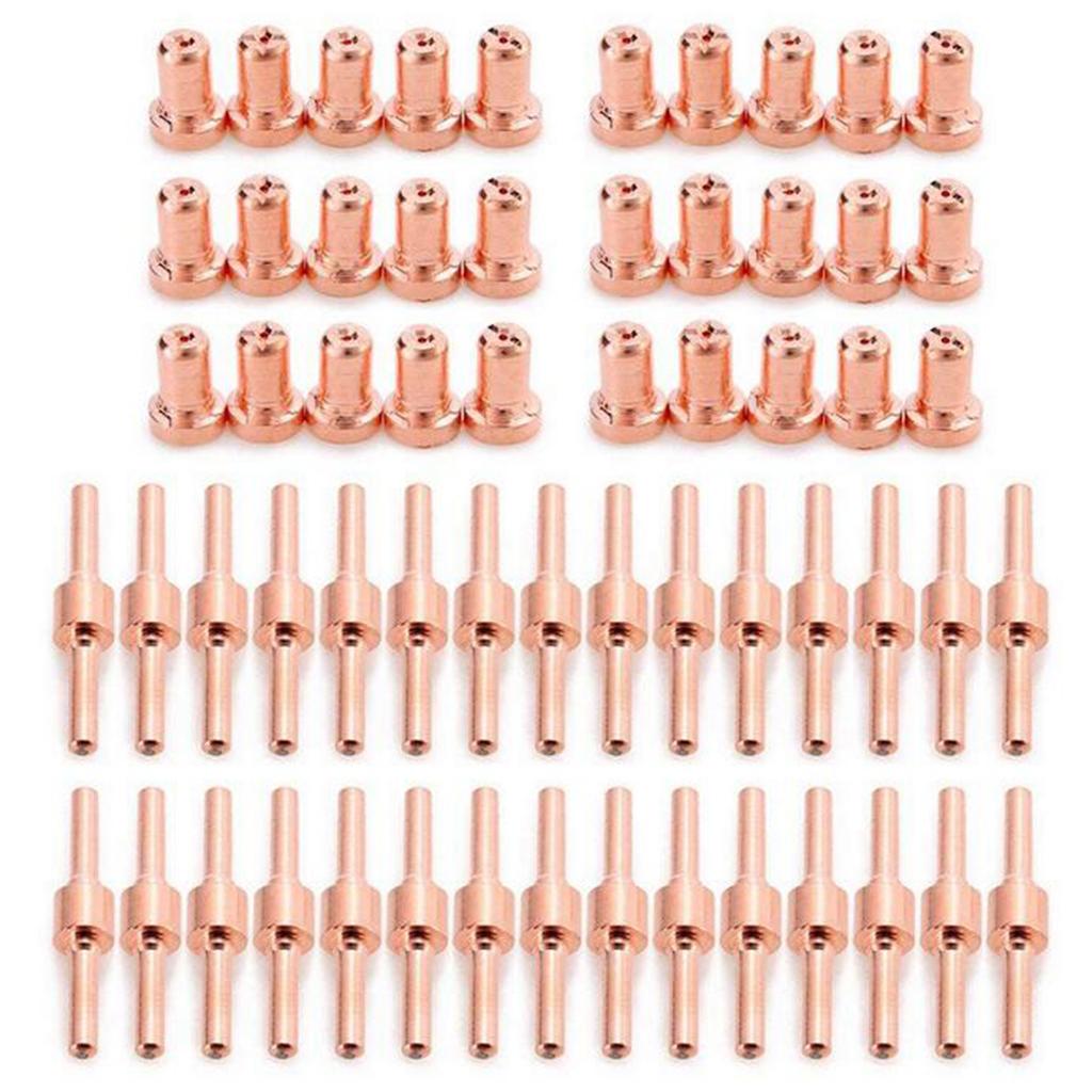 Plasma  Tip Nozzle Extended Cutting Consumables Accessory Fit 60pcs