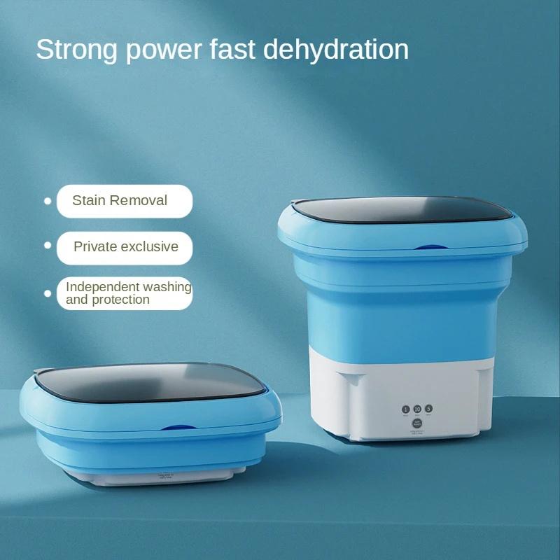 Máy Giặt Đồ Lót / Vớ Siêu Âm mini Gấp Gọn Mang Đi Du Lịch Tiện Lợi SJHY0316 MM