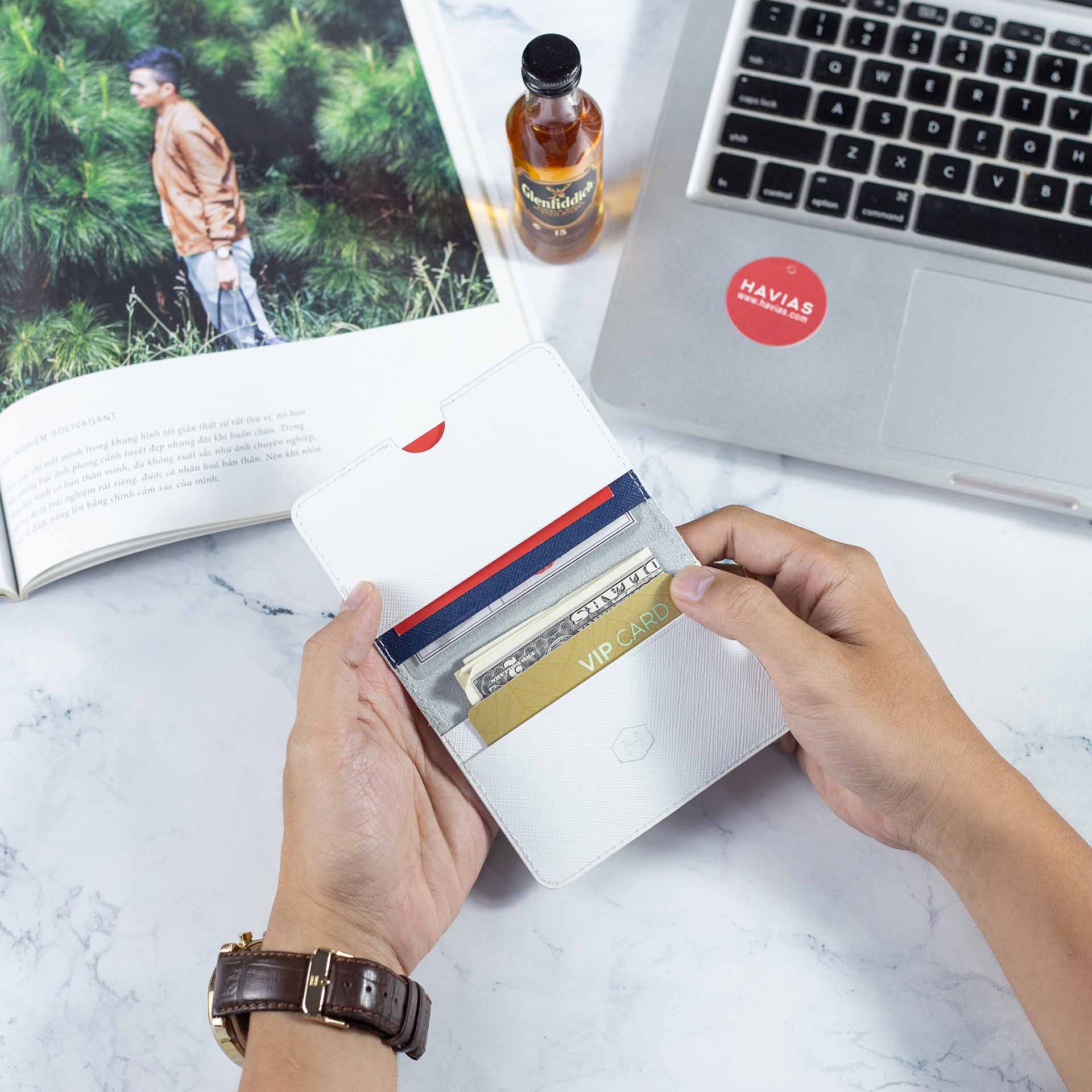 Ví Da Harp Mini Wallet