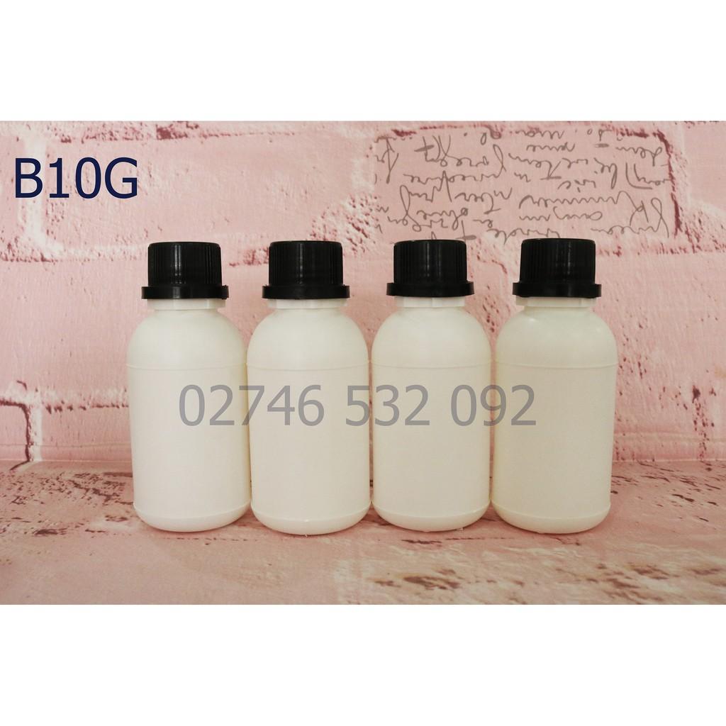 Chai Nhựa 100mL HPDE Thân Trắng Đục Nắp Khóa Galenti 3 Màu Sắc Xinh xắn_B10G