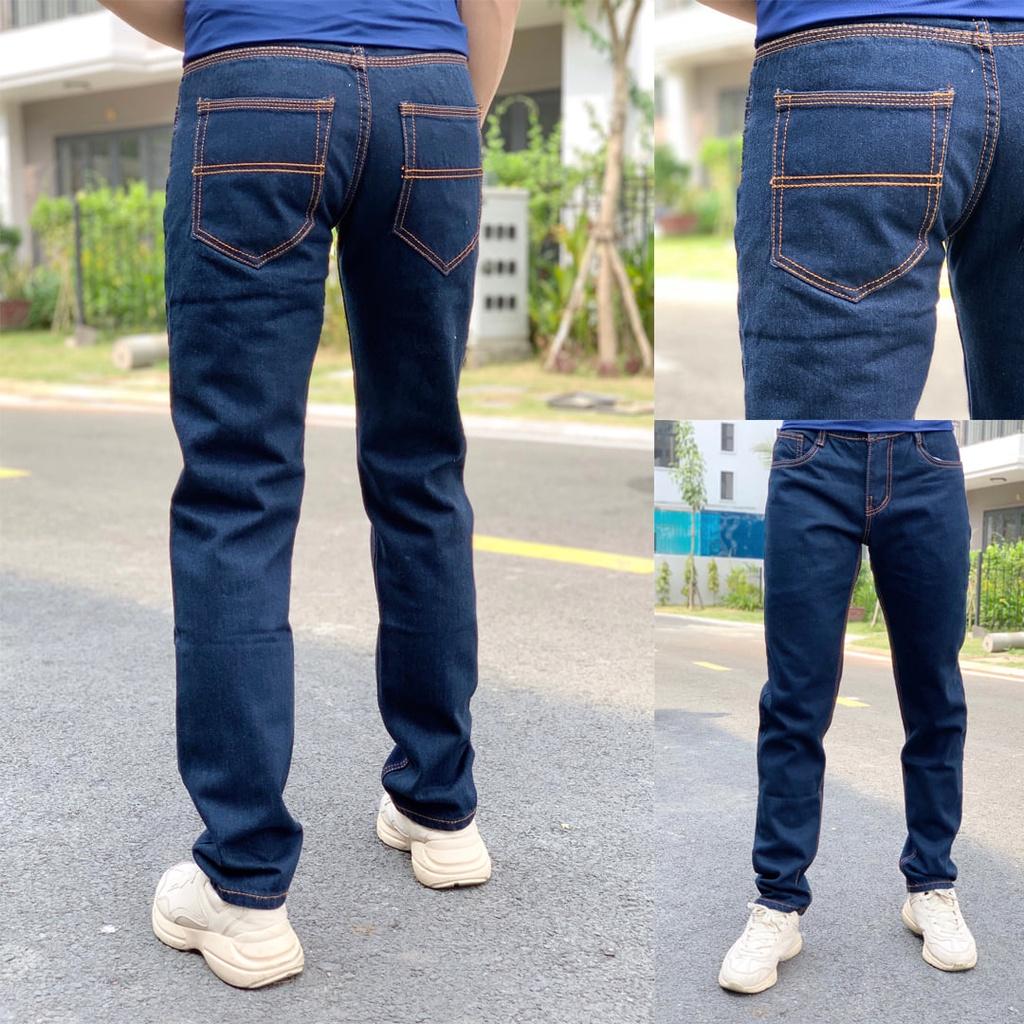 Quần Jean dài Nam Ống suông 03 màu cơ bản, form chuẩn đẹp - Có size Bự 50-90kg-Jean001