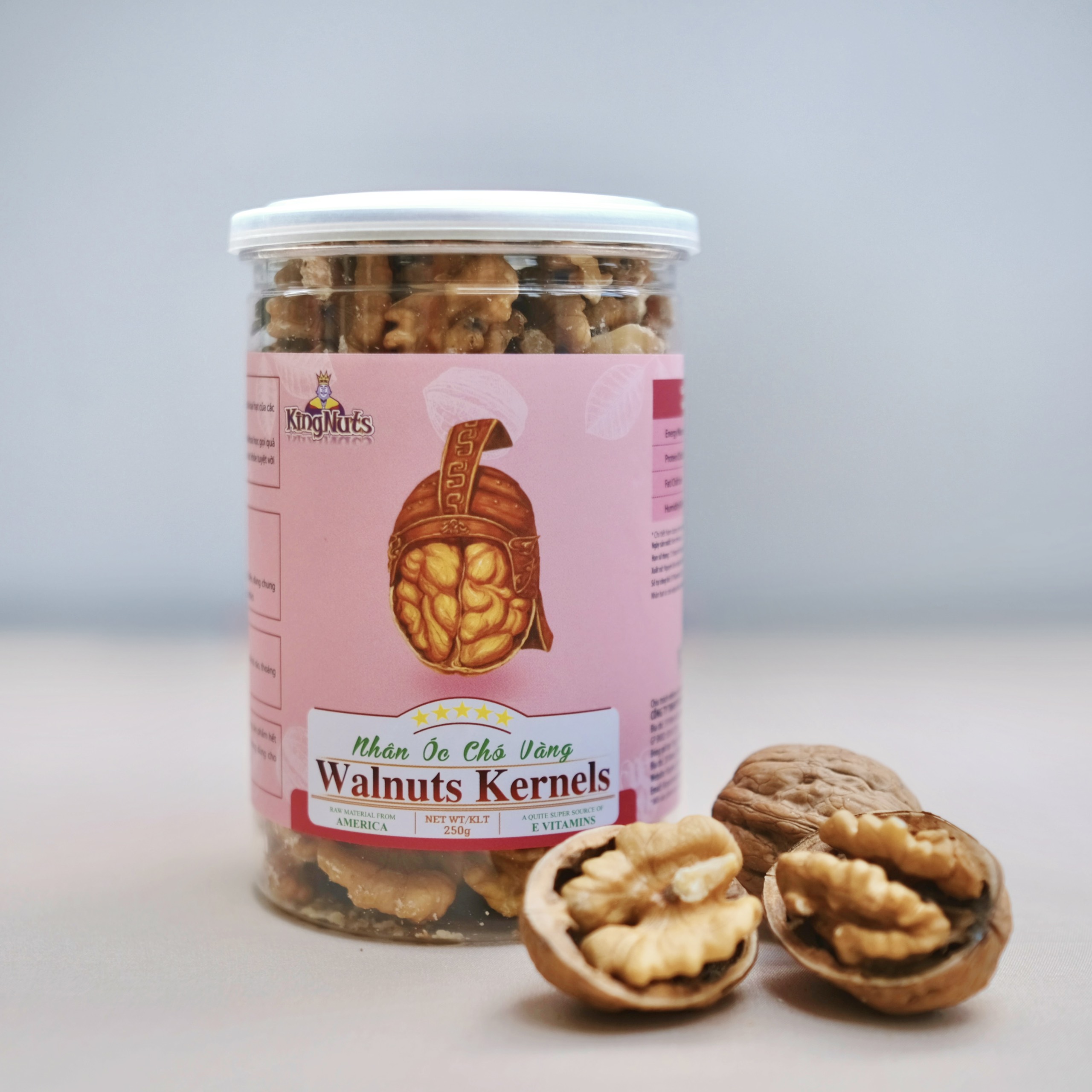 Quả Óc Chó Vàng KingNuts 300g - Nhập Khẩu Mỹ. Hàng Loại 1, Cao Cấp, Không Chất Bảo Quản, Giàu Chất Béo Tốt