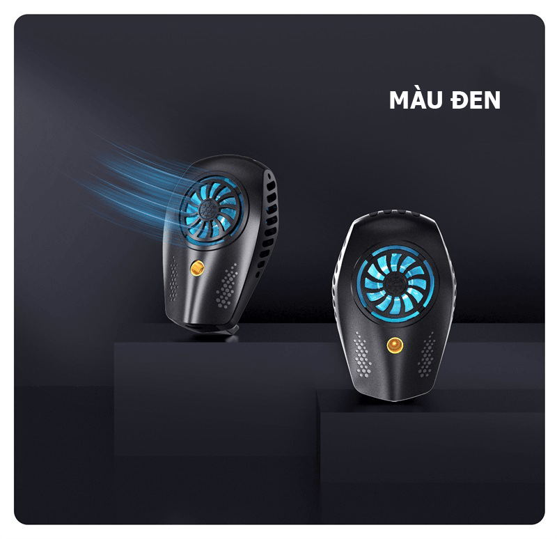 Đế tản nhiệt điện thoại K3 làm lạnh bán dẫn có đèn LED siêu đẹp tốc độ quạt 7000 vòng/ phút - giao màu ngẫu nhiên