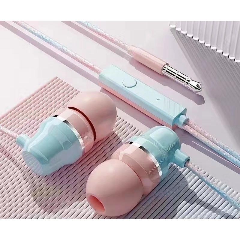 Tai nghe có dây TEKKIN WL07 Bass Có Mic Khử Tiếng Ồn HiFi PC Máy Tính - hàng chính hãng - Hồng