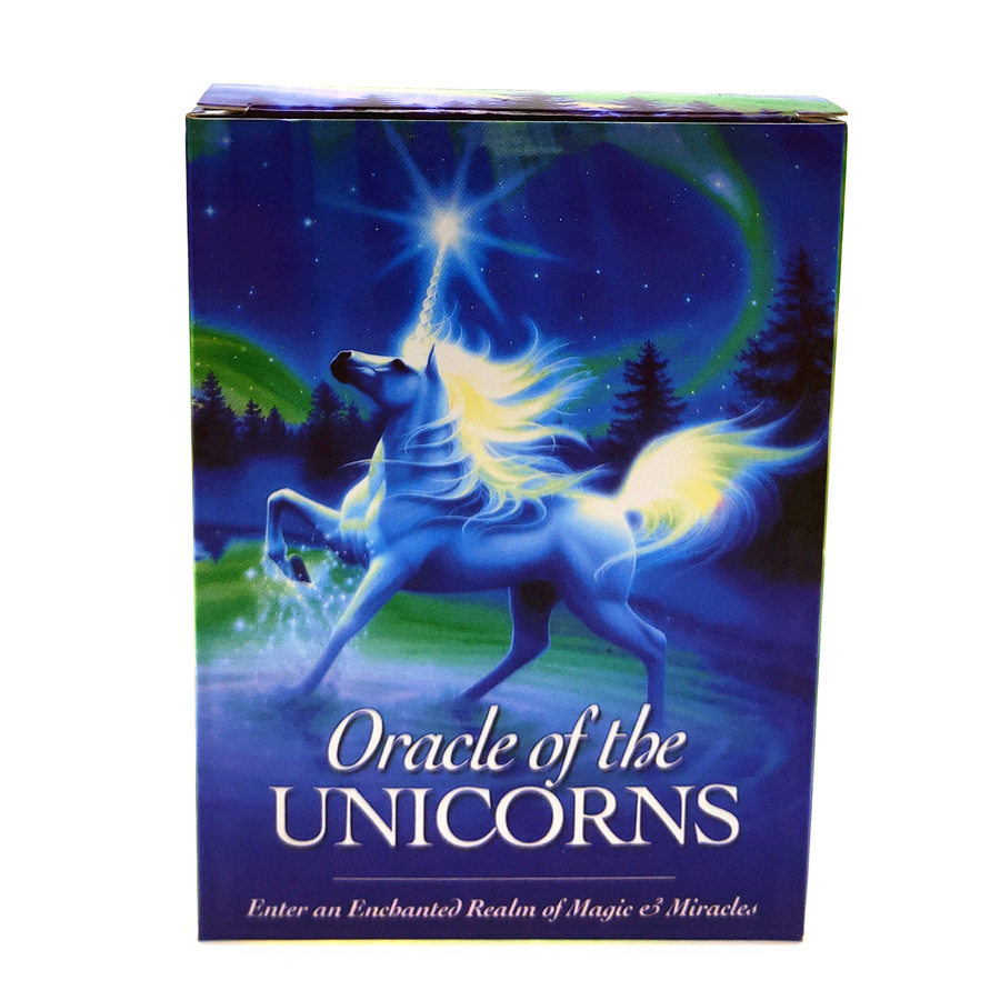 Combo Bộ Bài Bói Tarot Oracle of the Unicorns Cards Cao Cấp và Túi Nhung Đựng Tarot và Khăn Trải Bàn Tarot