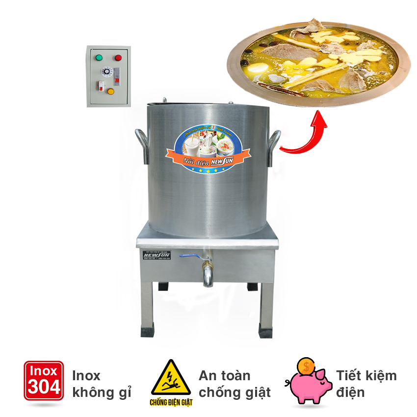 Nồi Nấu Phở Tủ Điện Rời 40L - Hàng chính hãng