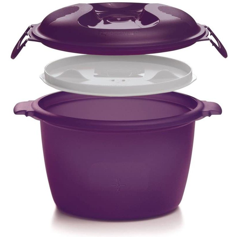 Nồi nấu cơm trong lò vi sóng trong 15 phút Rice Maker - Tupperware chính hãng từ Đức