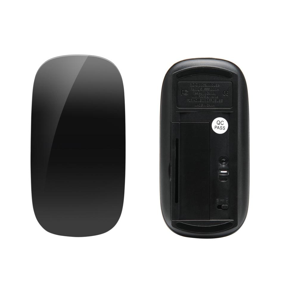 Cảm Ứng Đa Năng Magic Mouse 2.4GHz Chuột Dành Cho Windows Mac OS Trắng/Đen Cho Laptop/Trò Chơi/máy Tính Để Bàn