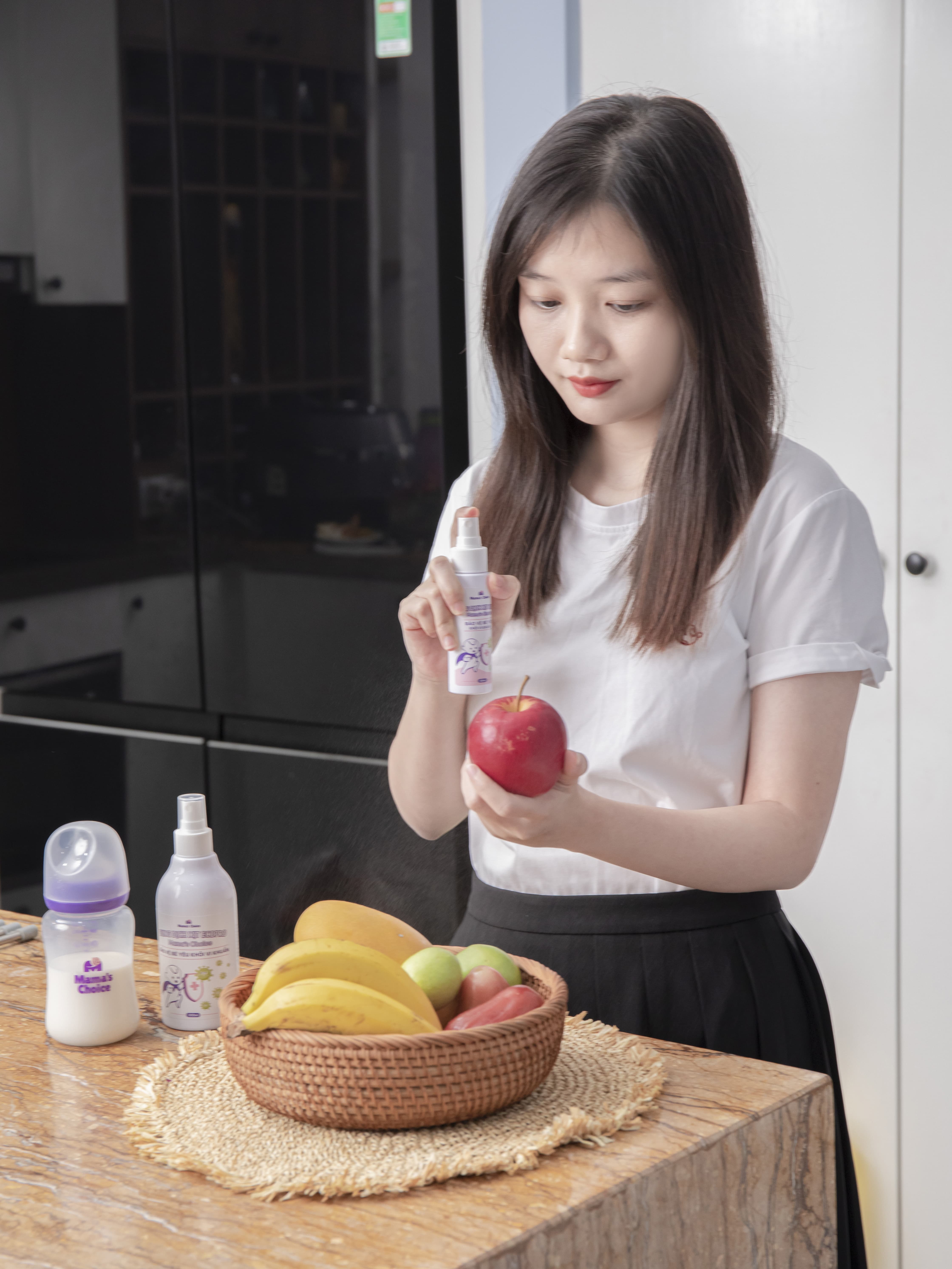 Xịt Khử Khuẩn EcoPro Mama's Choice, Xịt Khuẩn Đồ Dùng Cho Bé, Bình Sữa Núm Ti Giả, Bảo Vệ Bé Yêu An Toàn