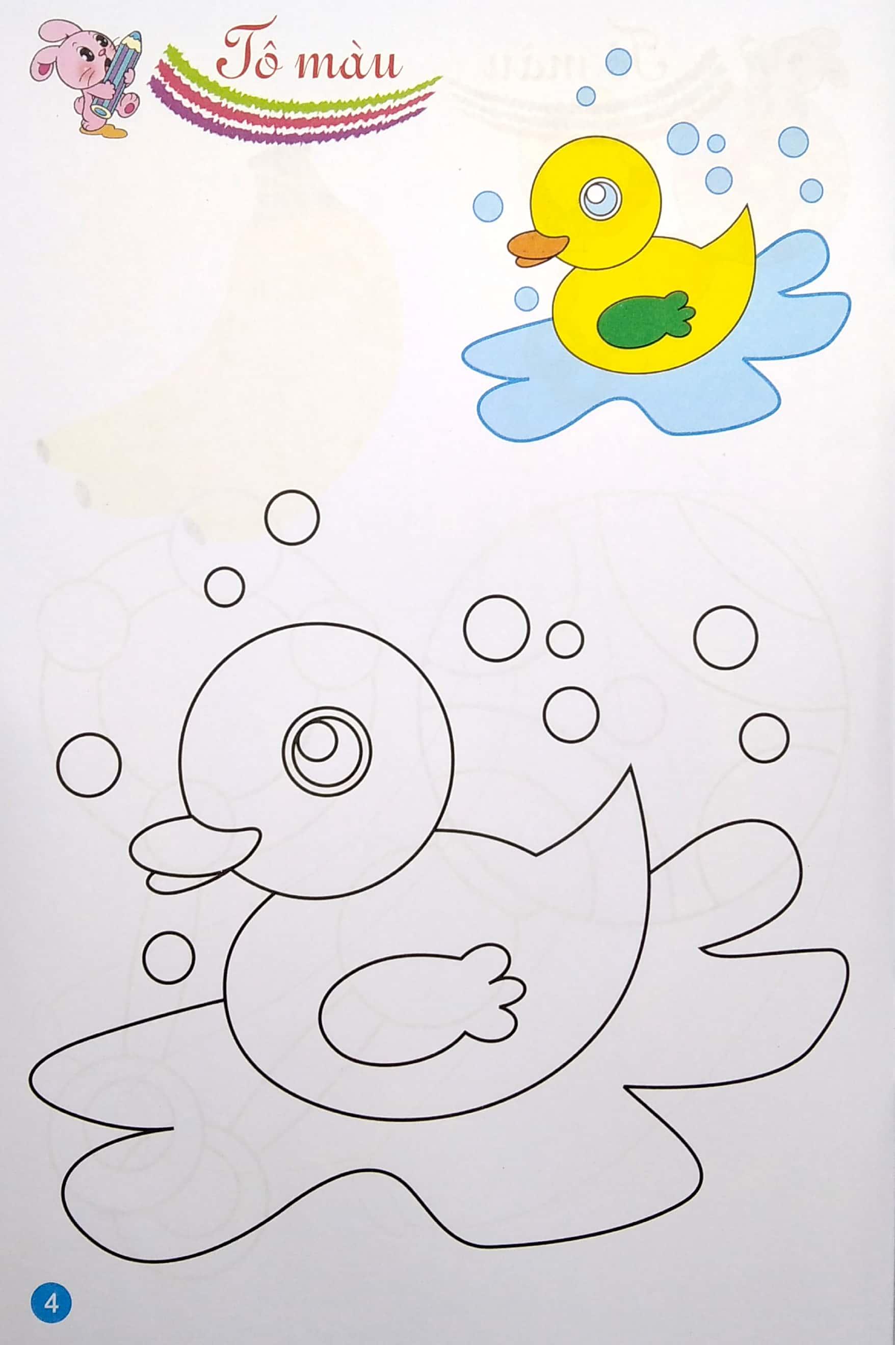 Bé Tập Làm Họa Sĩ Tô Màu