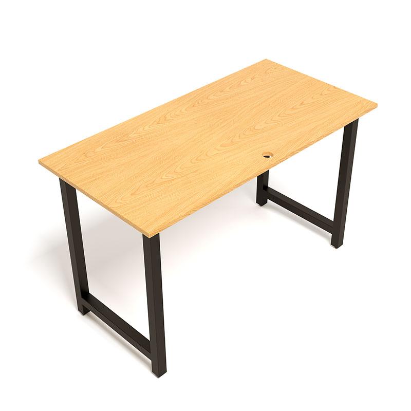 Bộ Bàn Oak-T Trắng Và Ghế Đen IBIE IB16A