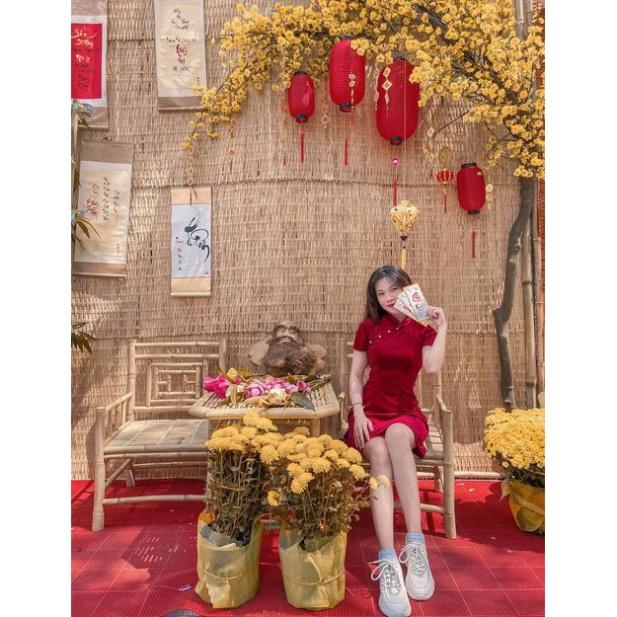 Áo dài cách tân sườn xám đính hạt xinh xắn ivy.fashion đi biển dự tiệc dạo phố bigsize gợi cảm sexy