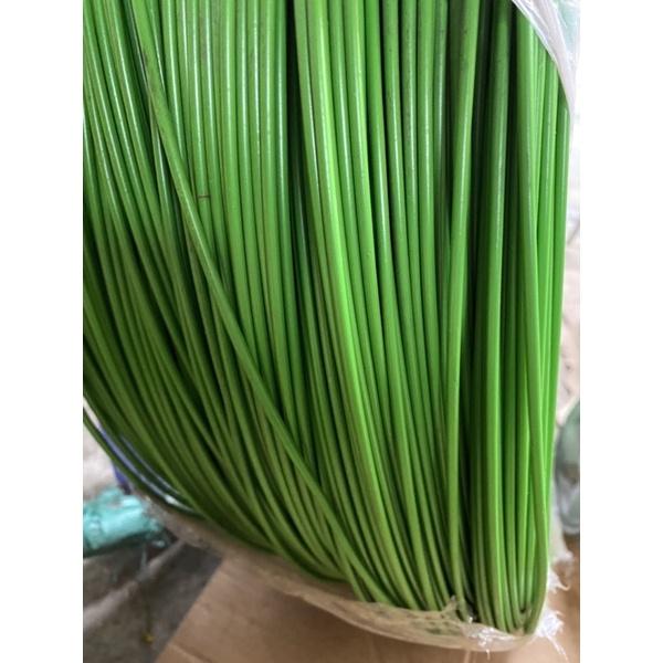 1 Kg dây thép bọc nhựa màu xanh lá không rỉ 3,5 li bền đẹp