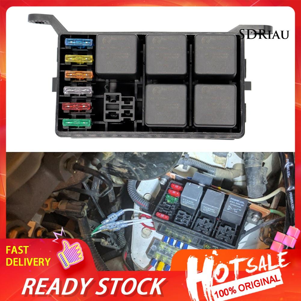 Hộp Cầu Chì 6 Chiều 12v Cho Xe Hơi
