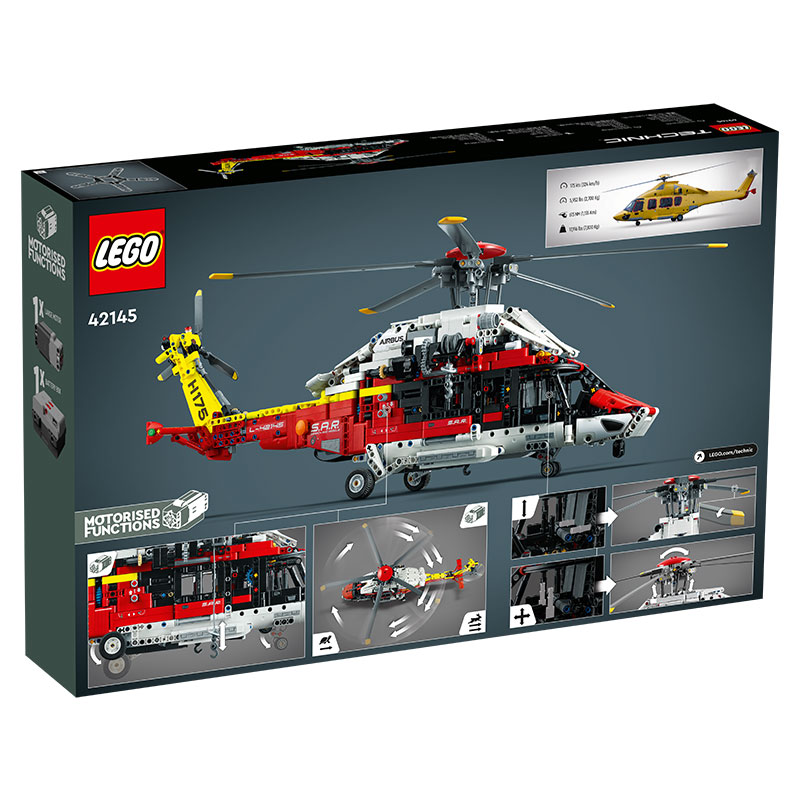 Đồ Chơi LEGO TECHNIC Trực Thăng Cứu Hộ Airbus H175 42145 (2001 chi tiết)