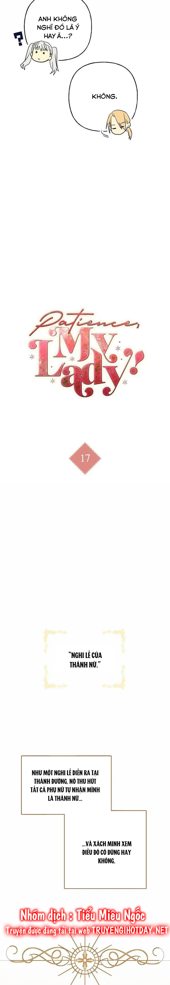 bình tĩnh nào, tiểu thư! chapter 17 3