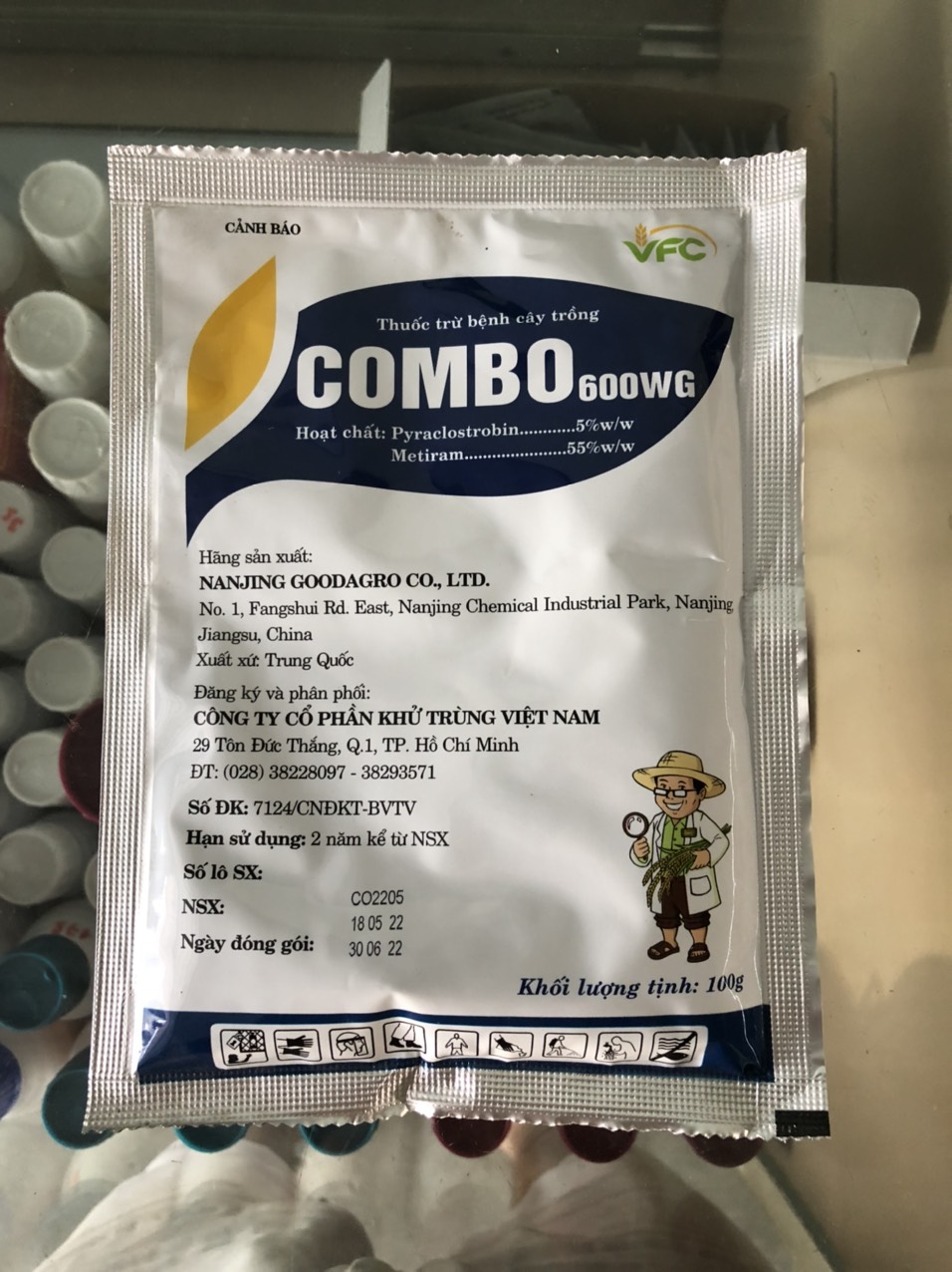 Trừ bệnh thán thư trên Ớt  COMBO 600WG *gói 100gr