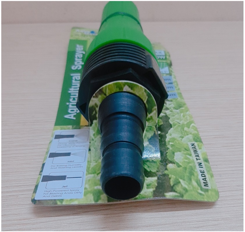 Đầu Phun Tưới - Vòi phun tưới nước Nông Nghiệp Chỉnh Vặn Xoắn Lưu Lượng Lớn, Chất Liệu Nhựa PP - W-3201-10