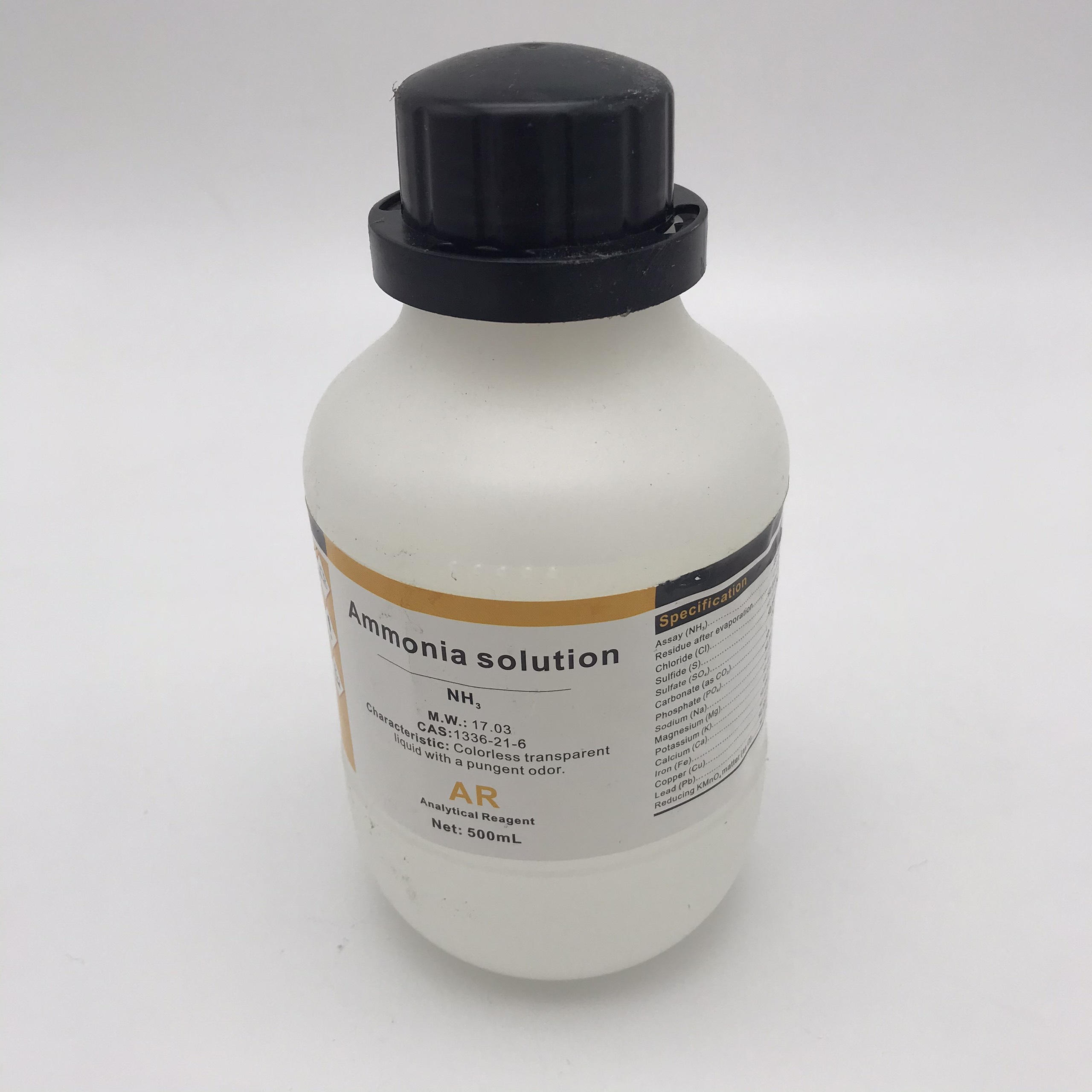 Hóa chất Ammonia Solution (Amoniac, AR,Chai 500ML, Xilong, Cas 1336-21-6)