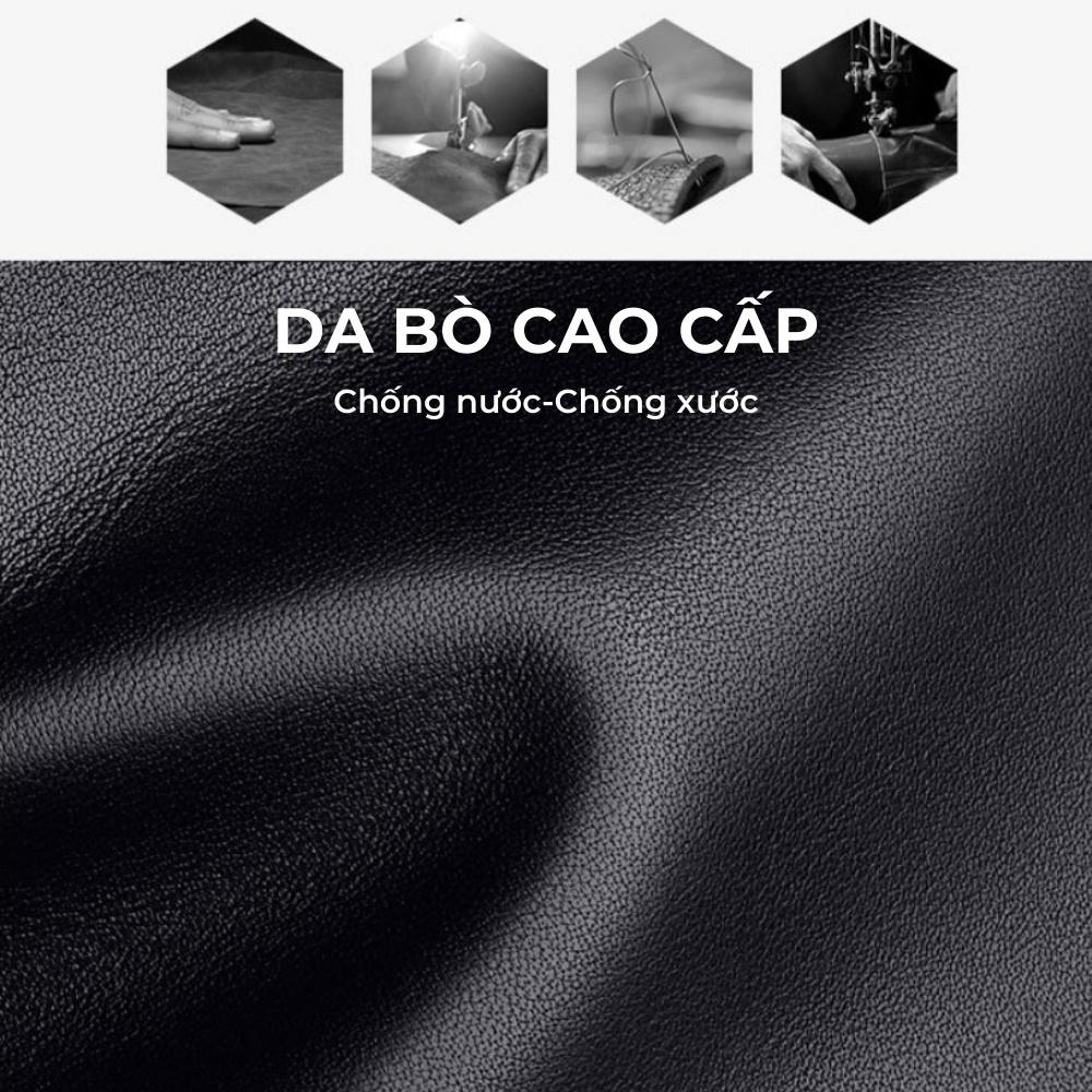Ví Dài Nam,Ví Cầm Tay Cao Cấp William POLO,Chất liệu Da Bò thật ,Full hộp đựng -Thiết kế nhiều ngăn,Chống nước-