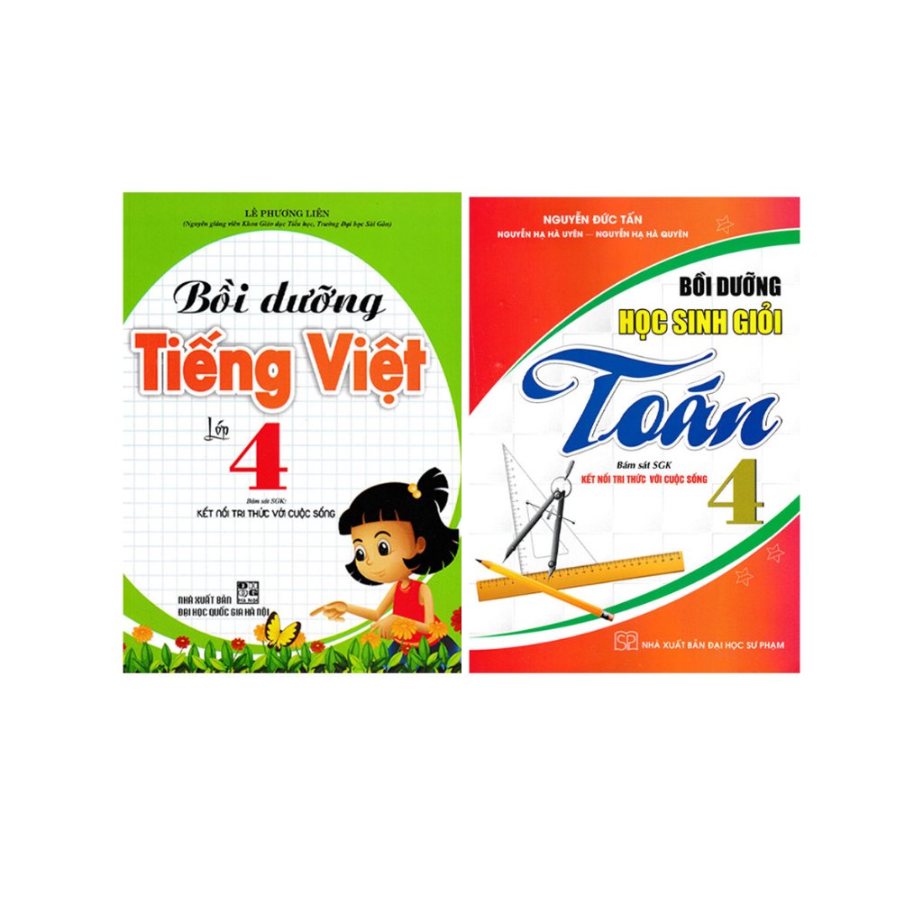 Sách - Combo Bồi Dưỡng Toán + Tiếng Việt 4