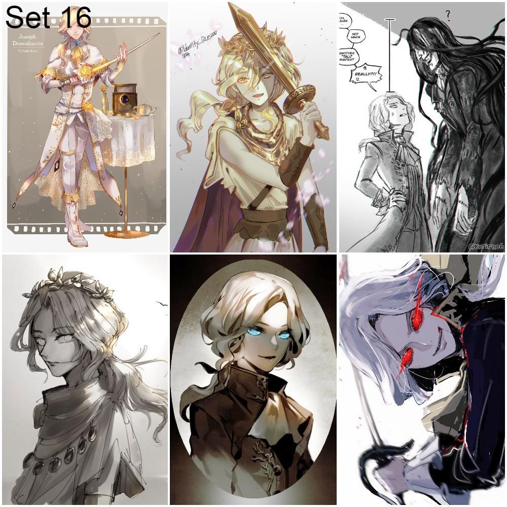 Bộ 6 Áp phích - Poster Game Identity V - Nhân Cách Thứ 5 - A3,A4,A5