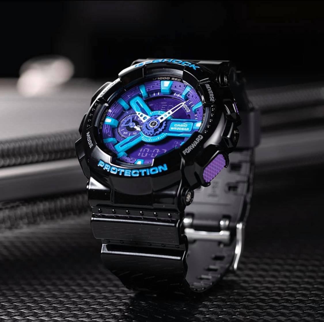 Đồng Hồ Nam Dây Nhựa Casio G-Shock GA-110HC-1A | GA-110HC-1ADR