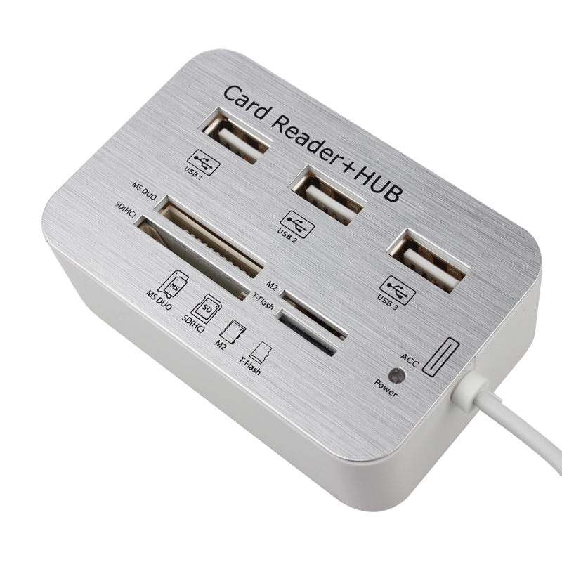 Cáp Type C Sang Hub Usb Kiêm Đầu Đọc Thẻ Đa Năng Cao Cấp AZONE