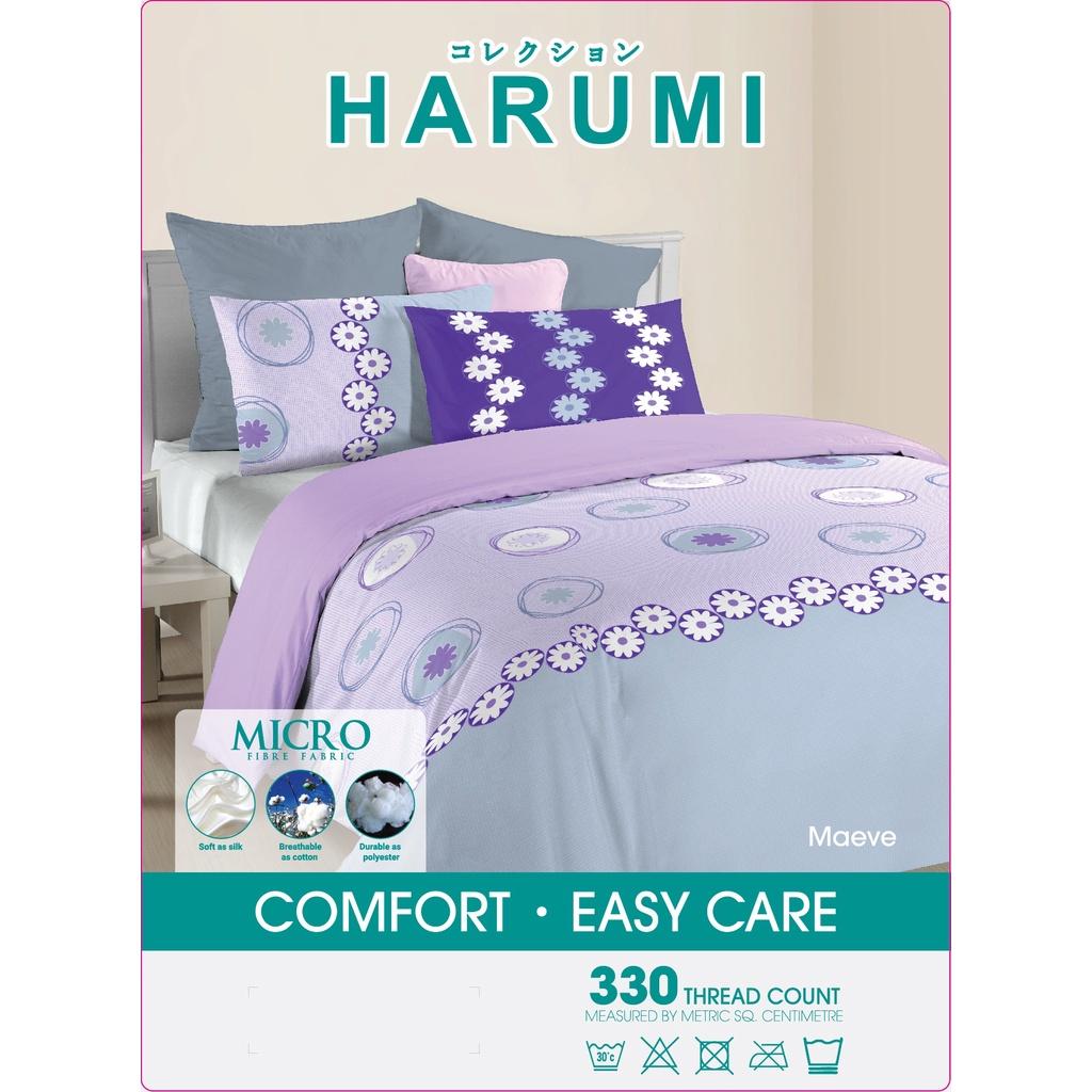 Bộ chăn ga gối microtex Harumi 1M6/1M8x2M