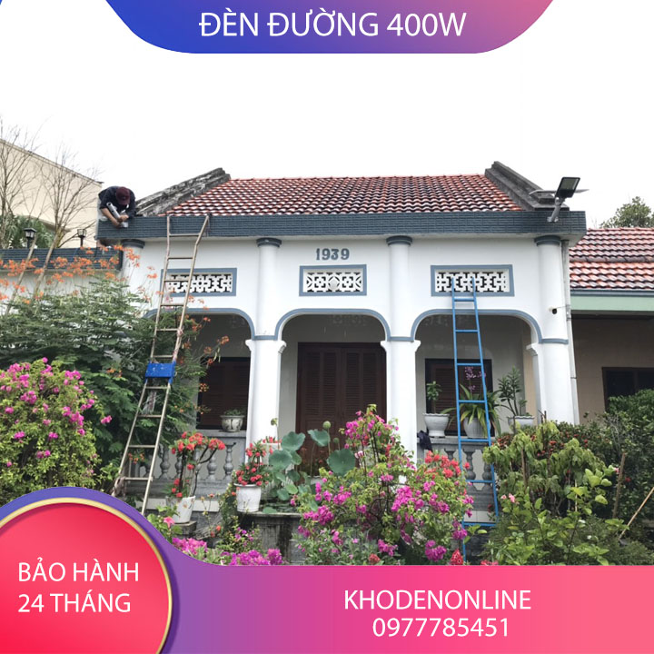 Đèn năng lượng mặt trời bàn chải 400W