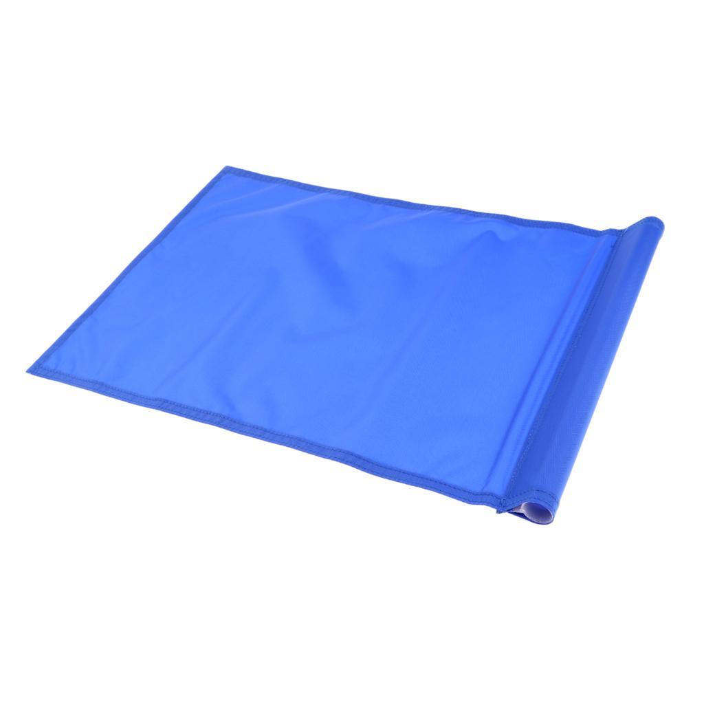 3xBackyard Practice Golf Hole Pole Cup Flag Putting Green Flags Blue