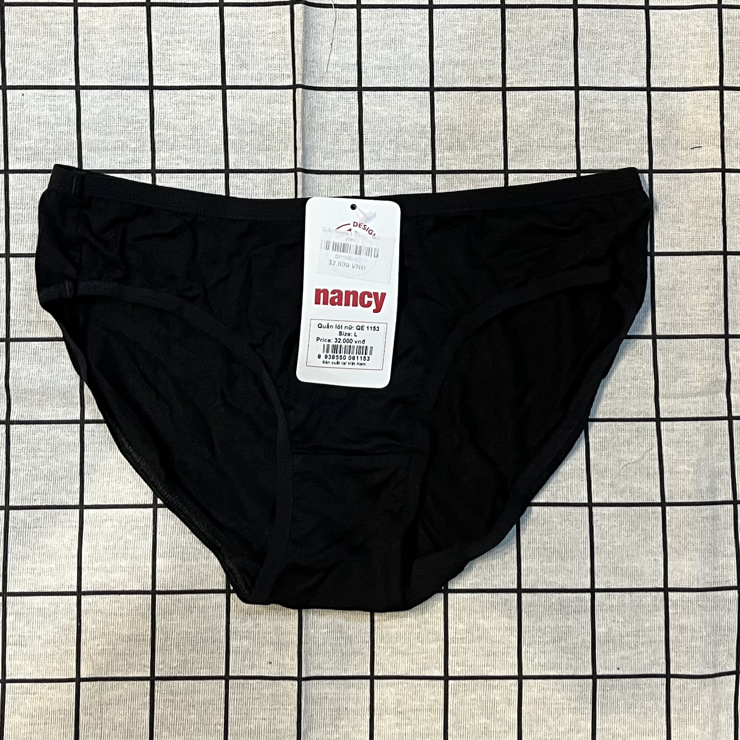 Quần lót nữ Nancy 1153 cotton trơn mẫu lưng chun co dãn mặc hằng ngày