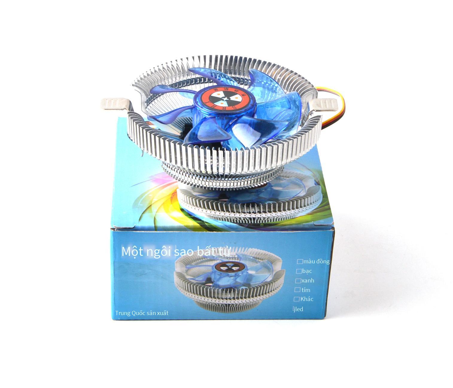 Quạt tản nhiệt máy tính để bàn giá rẻ nhất quạt tản nhiệt cpu quạt làm mát sao quạt cpu 1155AMD đa nền tảng