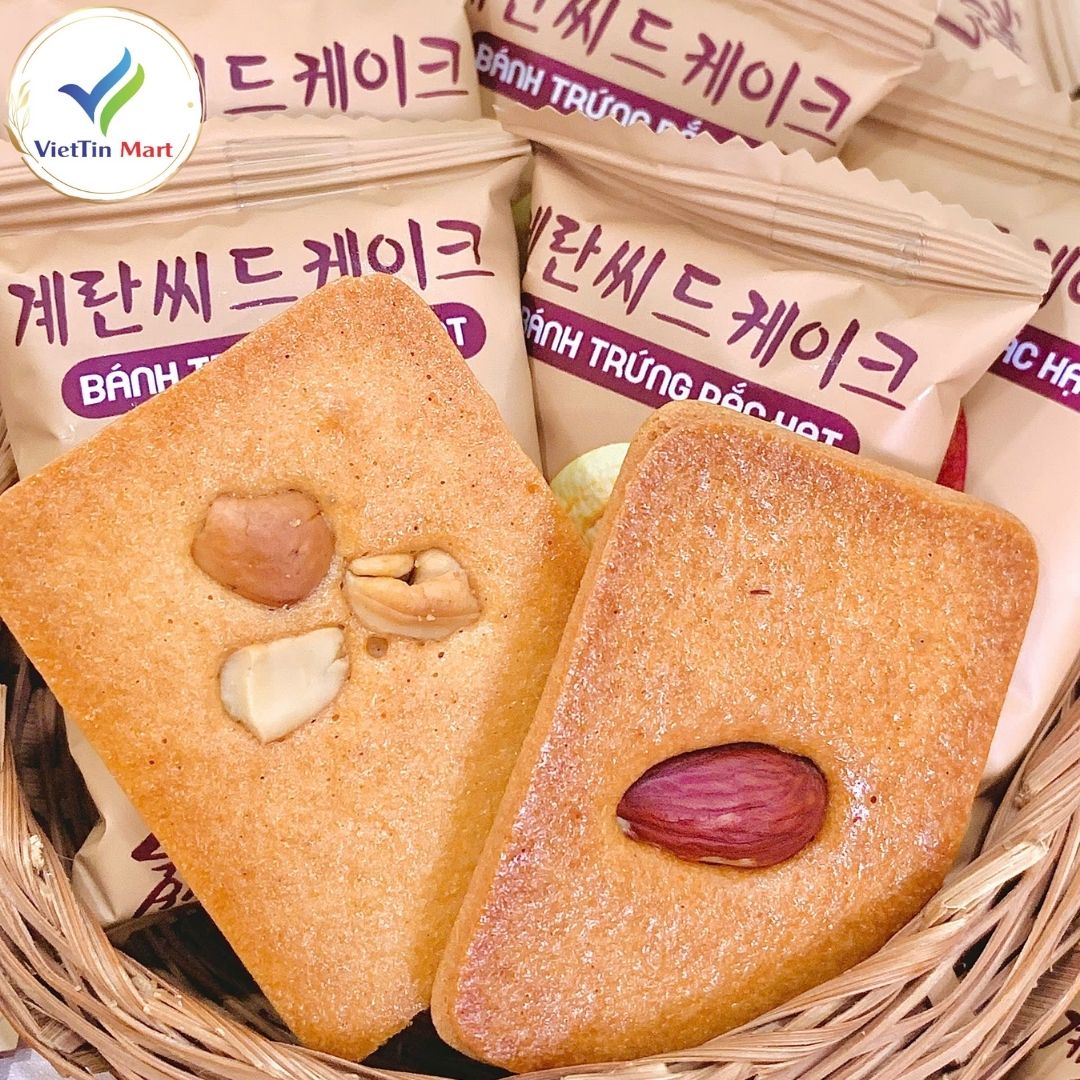 Bánh Quy Hạt Điều Mix Hạnh Nhân Hàn Quốc