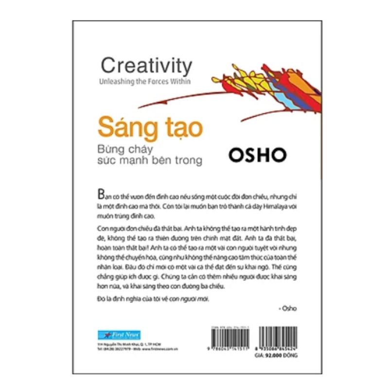 OSHO - Sáng Tạo Bừng Cháy Sức Mạnh Bên Trong