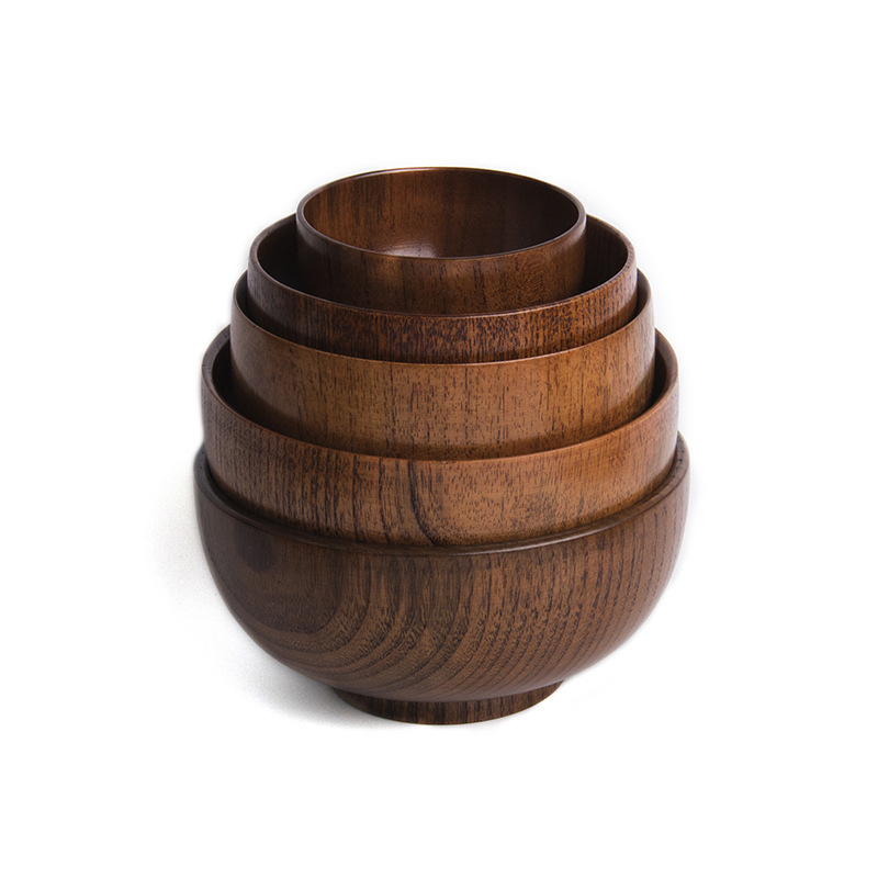 Bát gỗ táo tàu, Bát ăn cơm Nhật Bản (1 chiếc)