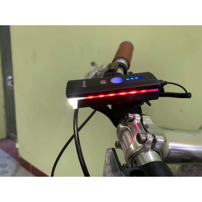 Đèn kết hợp còi xe đạp HJ-062 300 lume