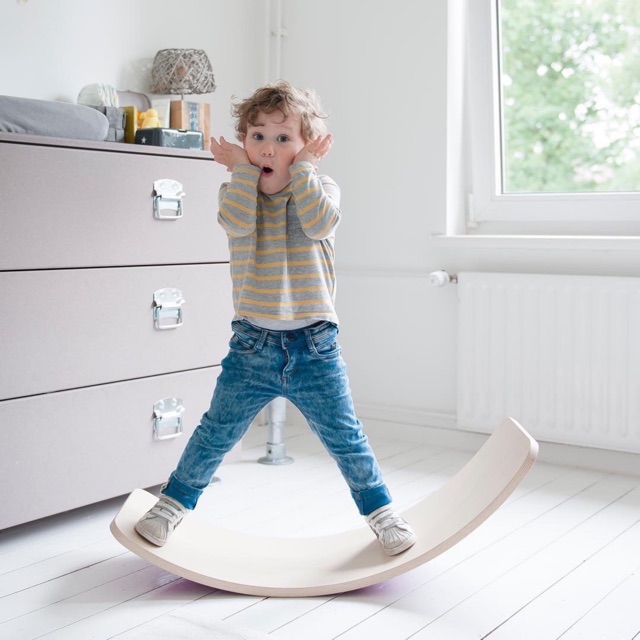 Ván thăng bằng, ván bập bênh Montessori, Steiner, Reggio joy board