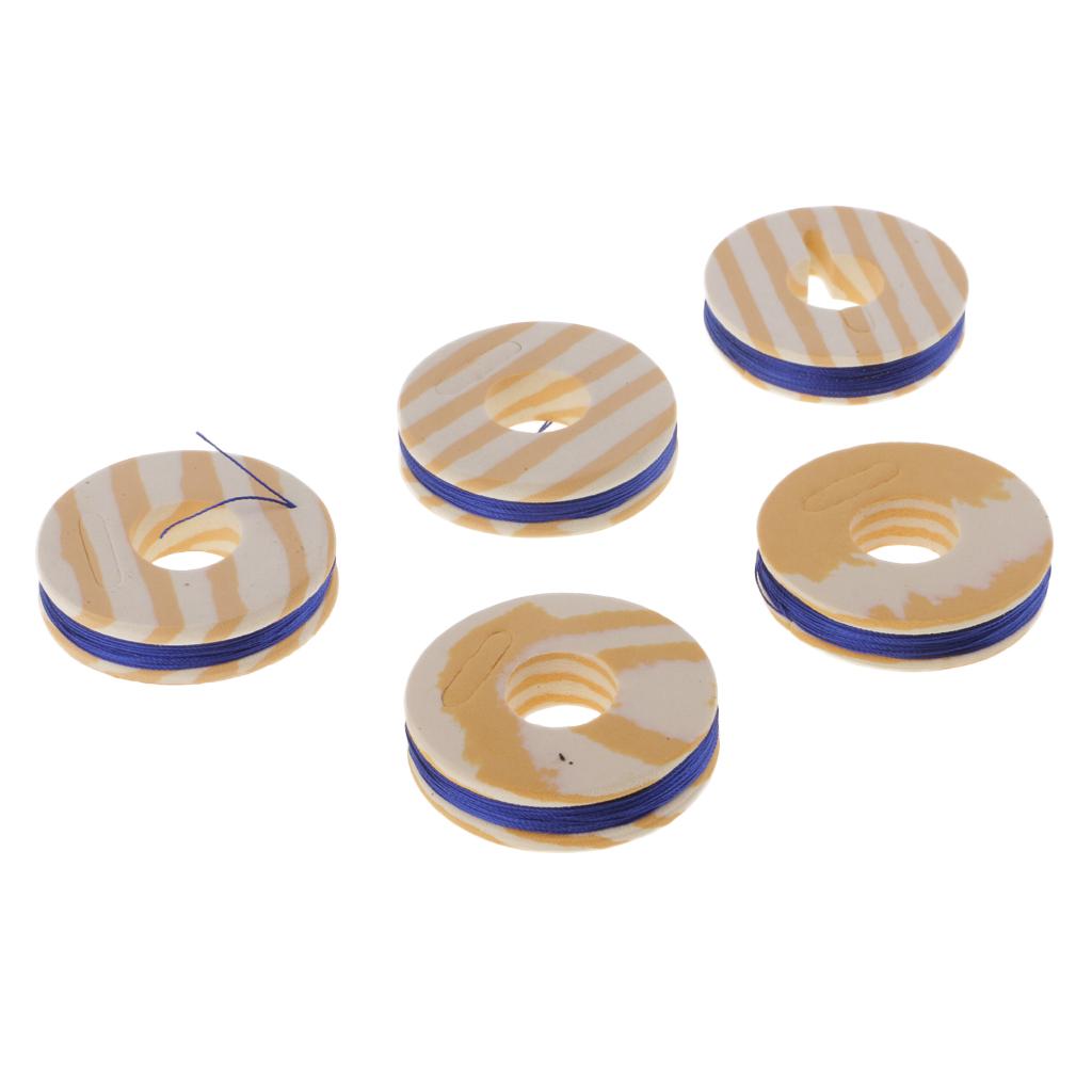 5x Fishing Rod Guide Ring Wrapping Lines Rod Building Wrapping Thread