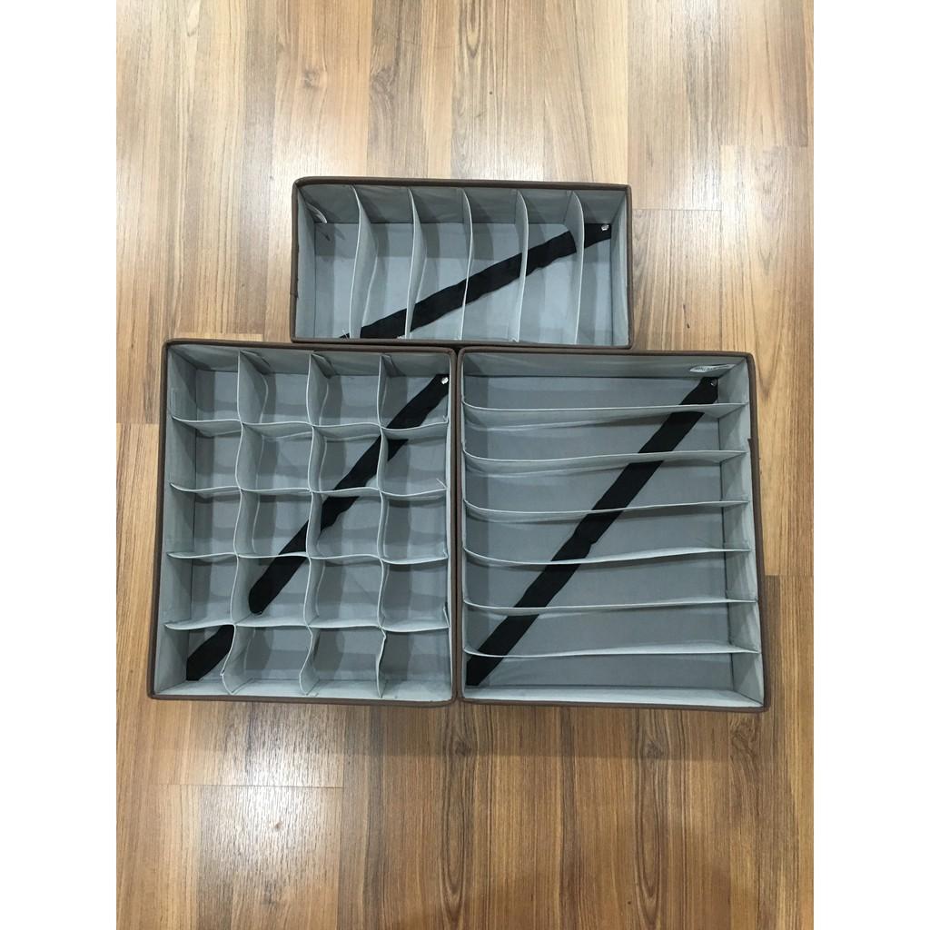 Sét 3 giỏ đựng đồ lót Việt Nam cao cấp, tiện gọn dễ tìm