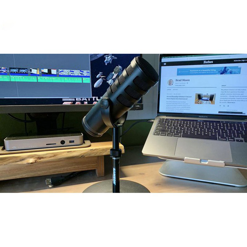 Samson Q9U - Micro Dynamic, XLR/USB Thu Âm Chuyên Nghiệp Cho Podcast, Livestream Và Phòng Thu - Hàng Chính Hãng