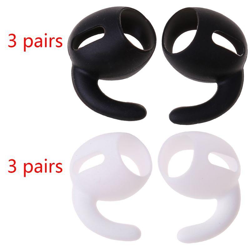 H.S.V✺3Pair Soft Silicone Earbuds Headphone Earpods Cover Eartip Cap for Airpods Pro