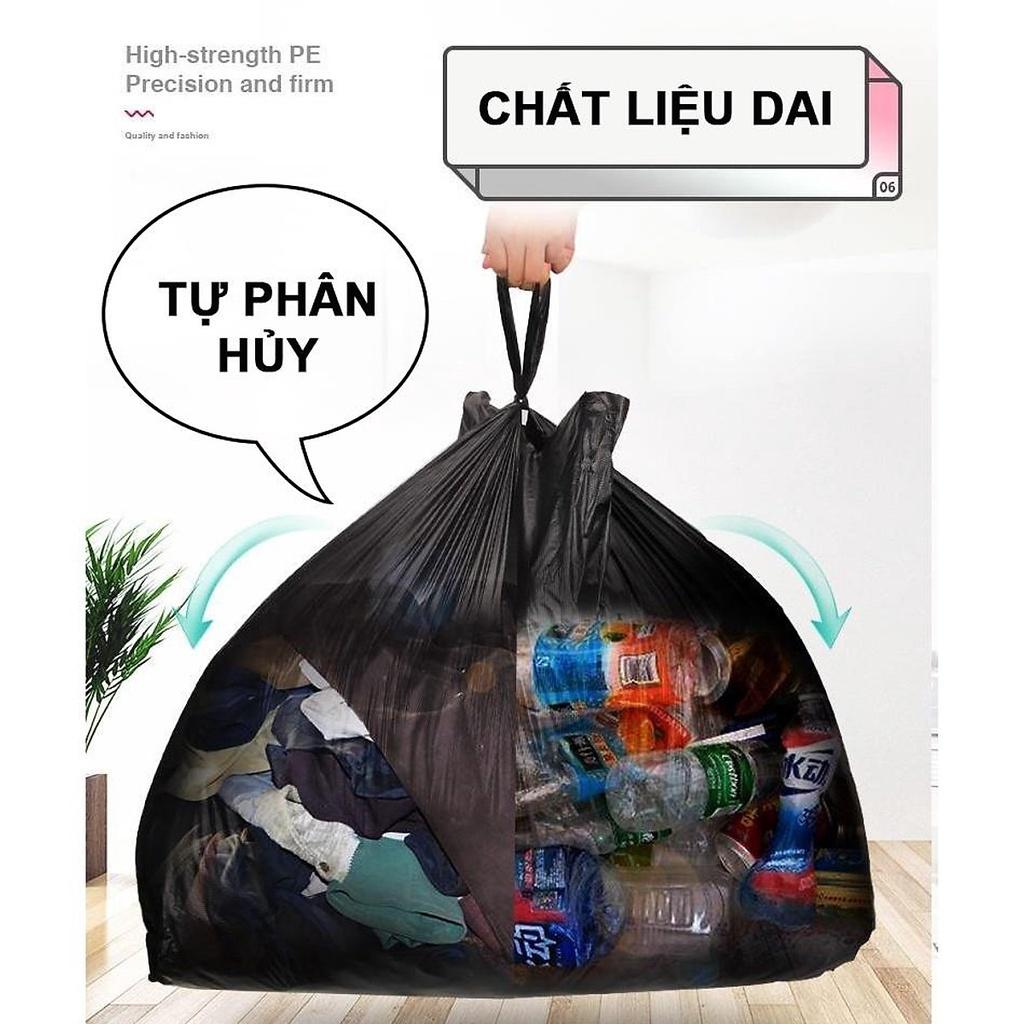 Túi Rác Tự Phân Huỷ - Túi Rác Đen Kích Thước 55 x 65cm