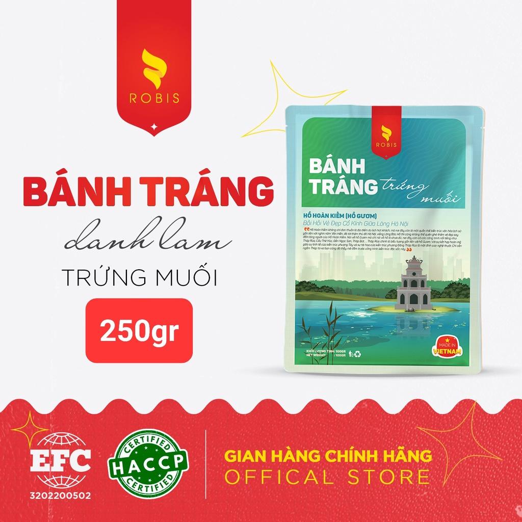 Bánh tráng trứng muối ROBIS đậm đà gia vị thơm ngon 250g